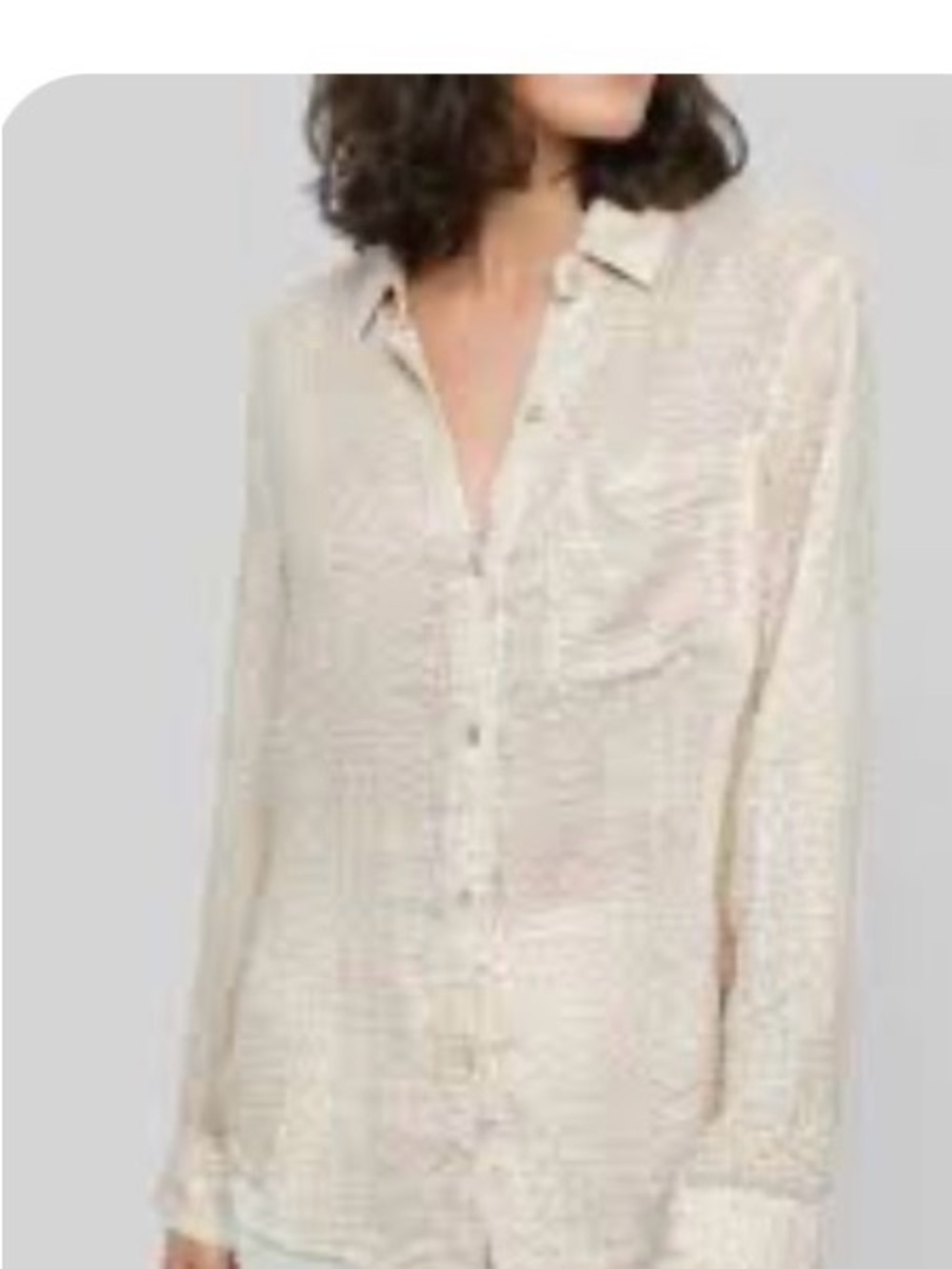 Rails Ivory Lynx Print Shirt NWT size XL